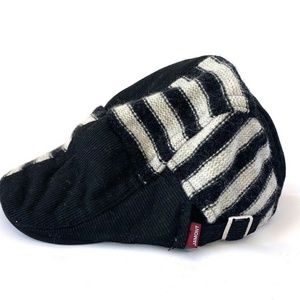 New JAMONT Gatsby Hat Golf Black Adjustable Mens